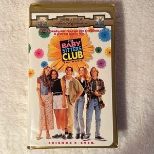 🦋$3 ADD ON• M2:58 The Baby Sitters Club 1995 The Movie VHS Previously Used